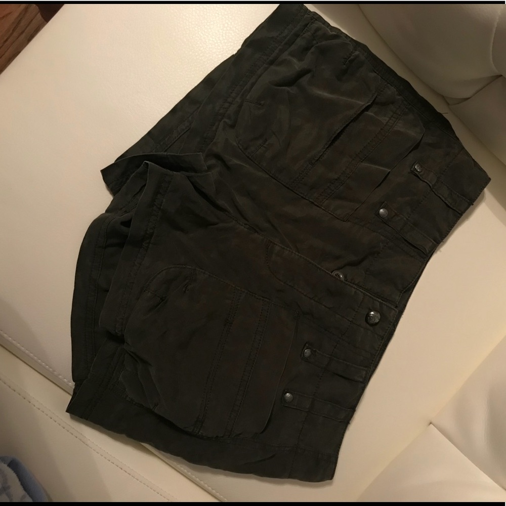Army green free people shorts!